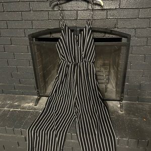 Charlotte Russe pinstripe jumpsuit
